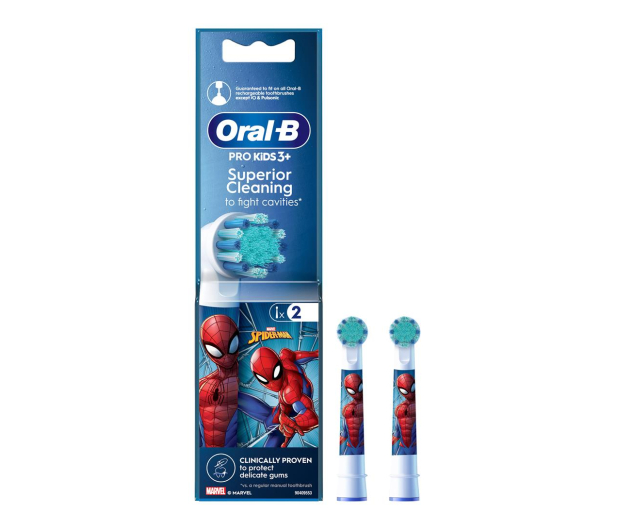 Oral-B Końcówki do szczoteczki ORAL-B Końcówki Dziecięce Spiderman - 1225893 - zdjęcie